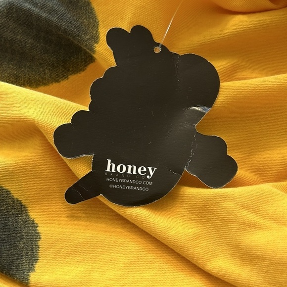 NWT HONEY BRAND CHARLIE BROWN TEE YELLOW Men’s Small Unisex Zumiez - Picture 5 of 6